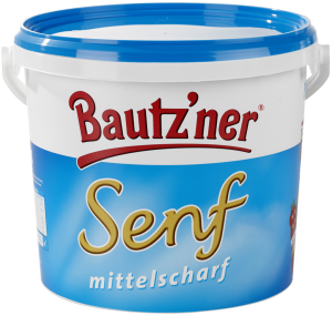 Bautz'ner Senf mittelscharf 5kg Eimer (1 Stk)
