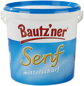 Bautz'ner Senf mittelscharf 10kg Eimer (1 Stk)